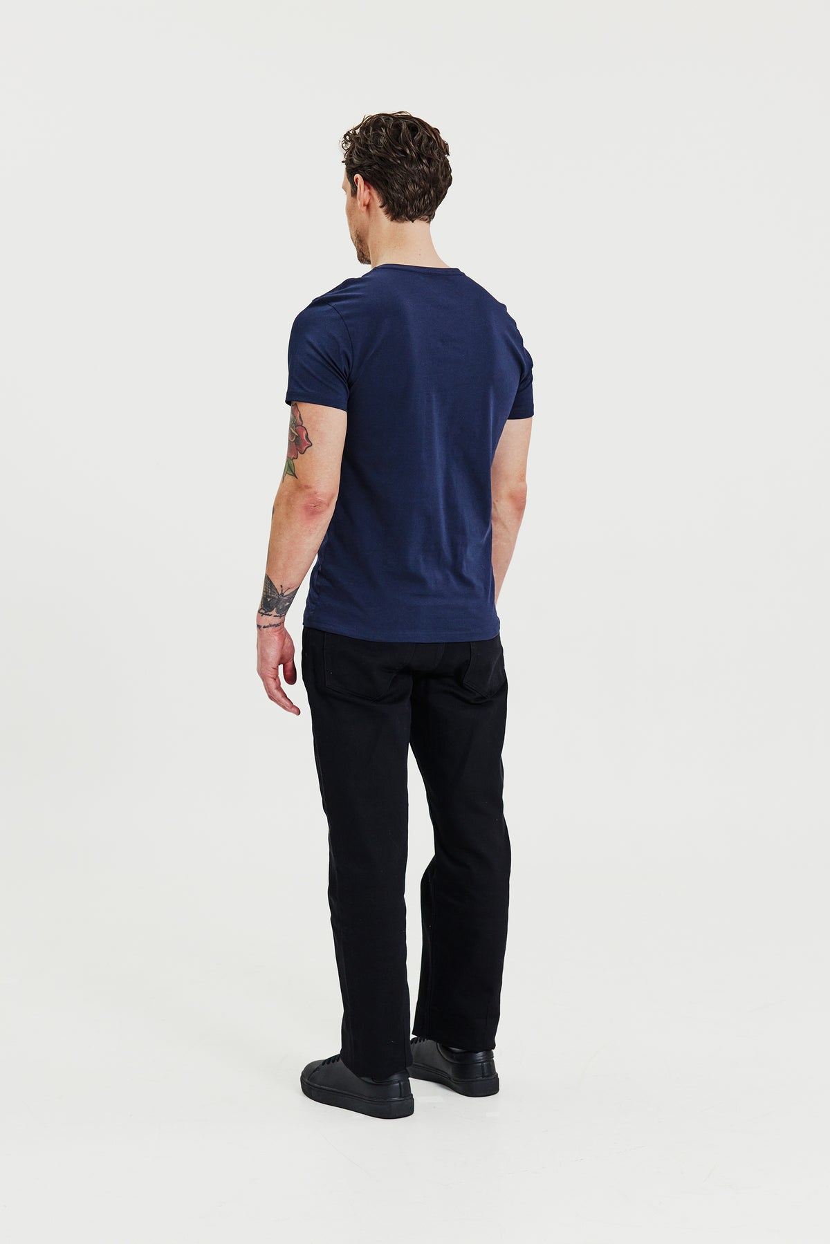 B&B, T-skjorte Rund hals, 2-pack Dark Navy
