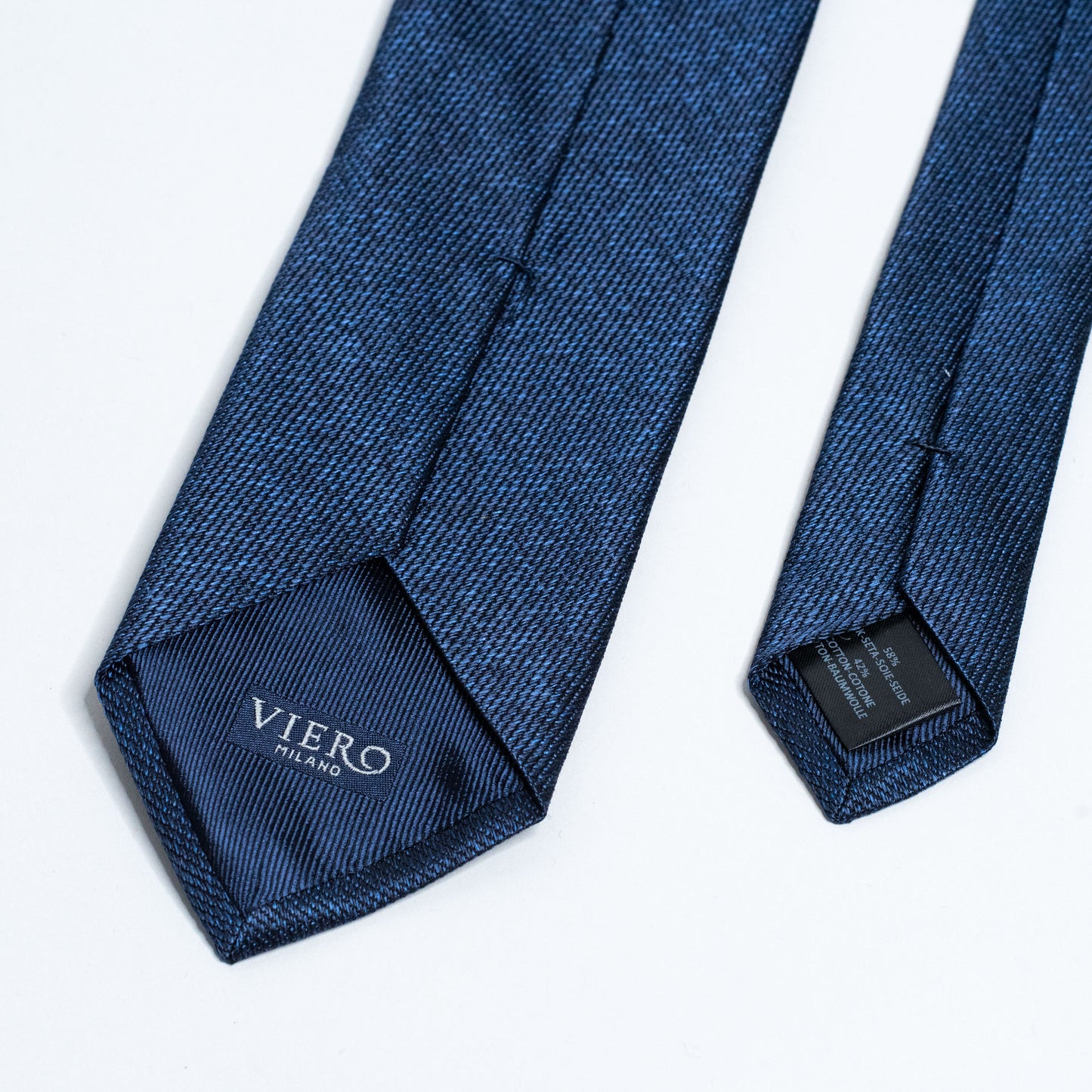 Slips, mørkeblått melert S23012