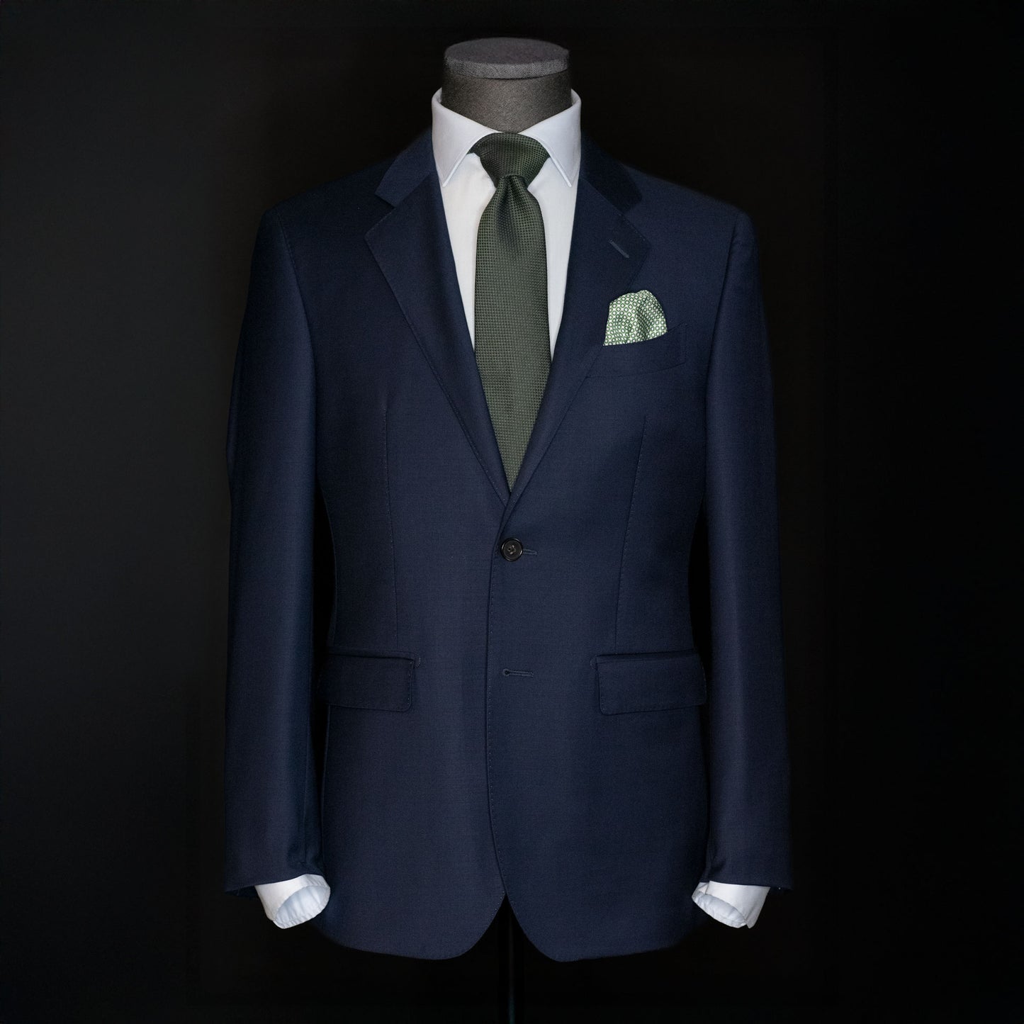 Dressjakke, Navy ensfarget, Natural Stretch (art. 687)