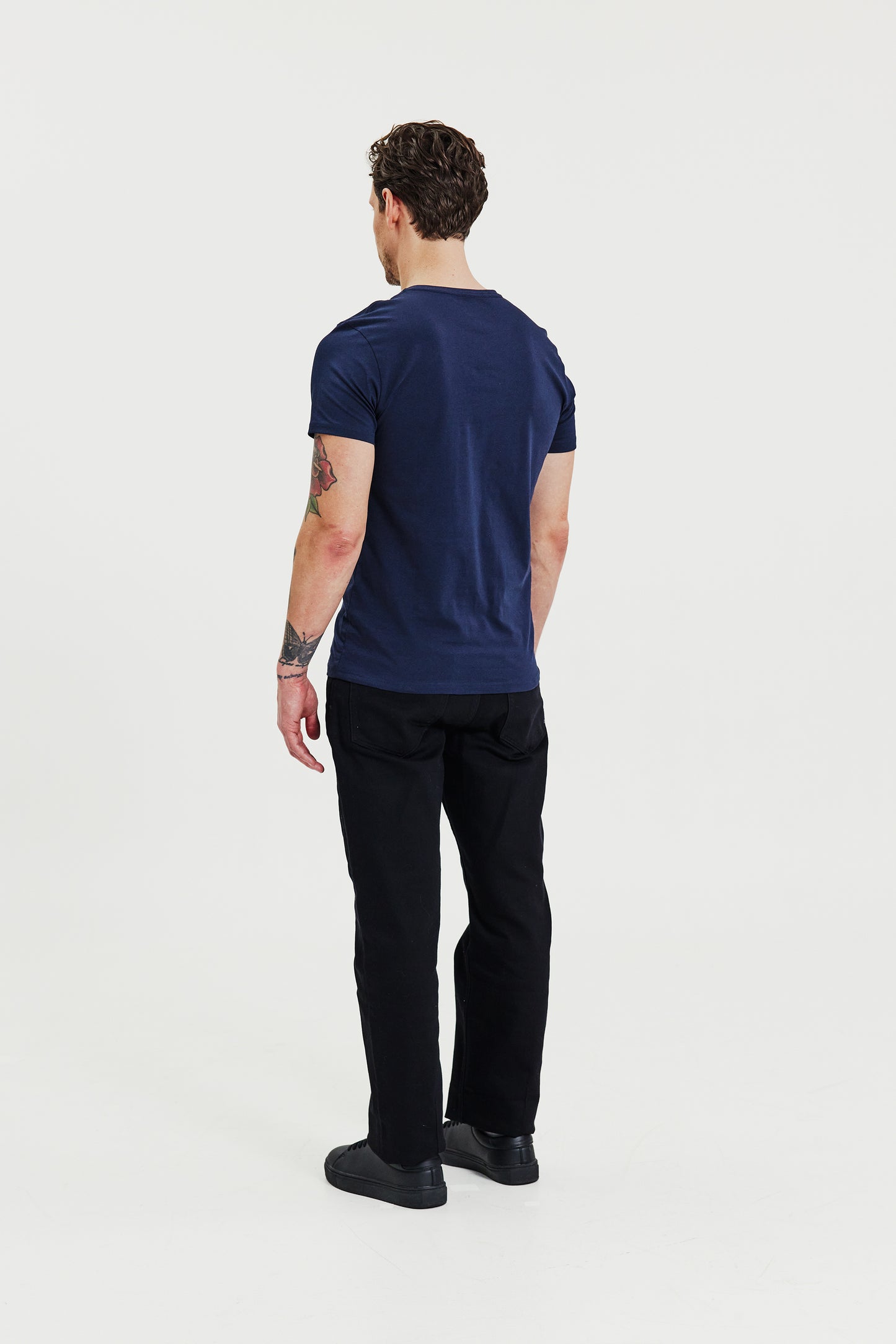 B&B, T-skjorte Rund hals, 2-pack Dark Navy
