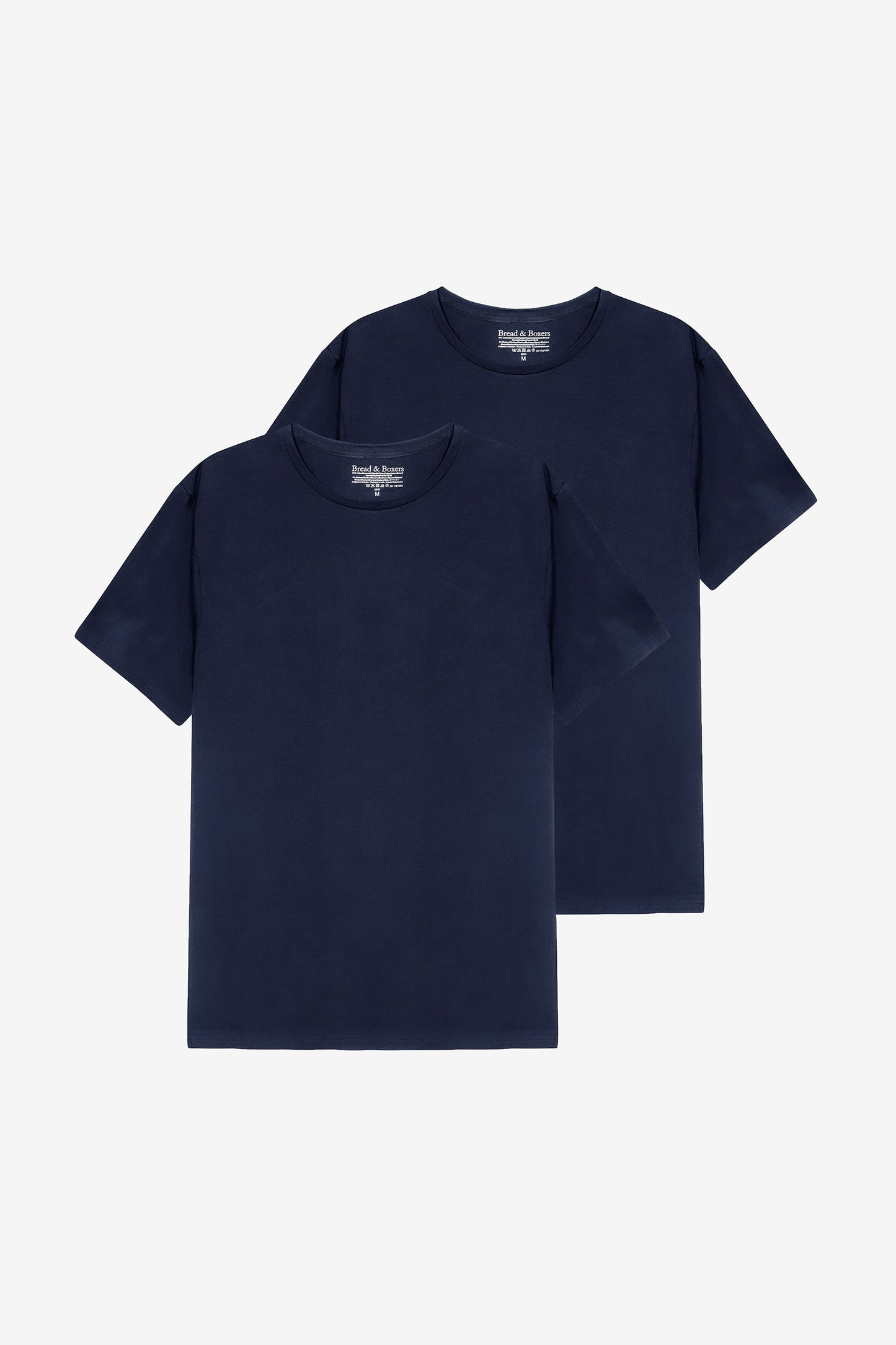B&B, T-skjorte Rund hals, 2-pack Dark Navy
