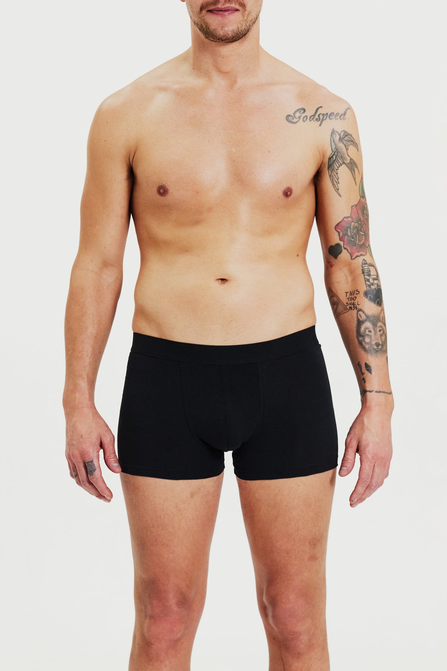 B&B, Boxershorts, 3-pack svart