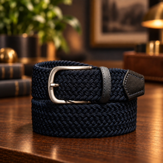 Flettet belte, Dark navy
