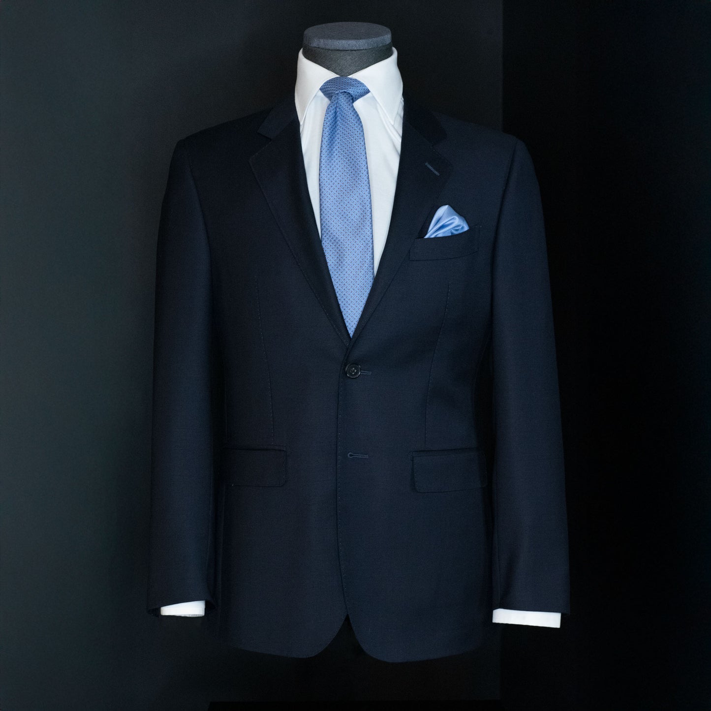 Dress, Dark Navy ensfarget, Natural Stretch (art. 398)