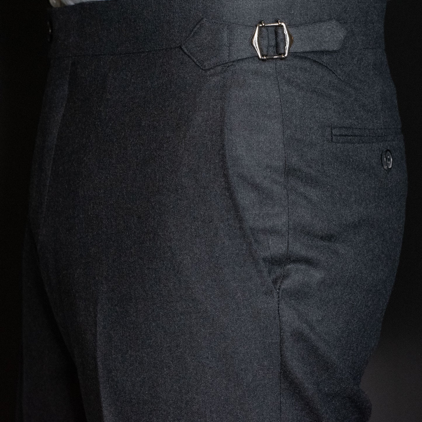 Flanellbukse, Koksgrå (Col. 2-2)