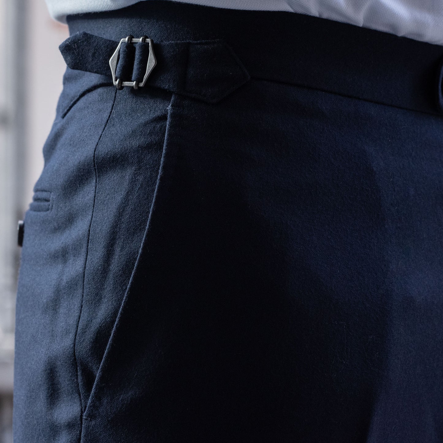 Flanellbukse, Navy (Col. 1-9)