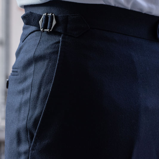 Flanellbukse, Navy (Col. 1-9)