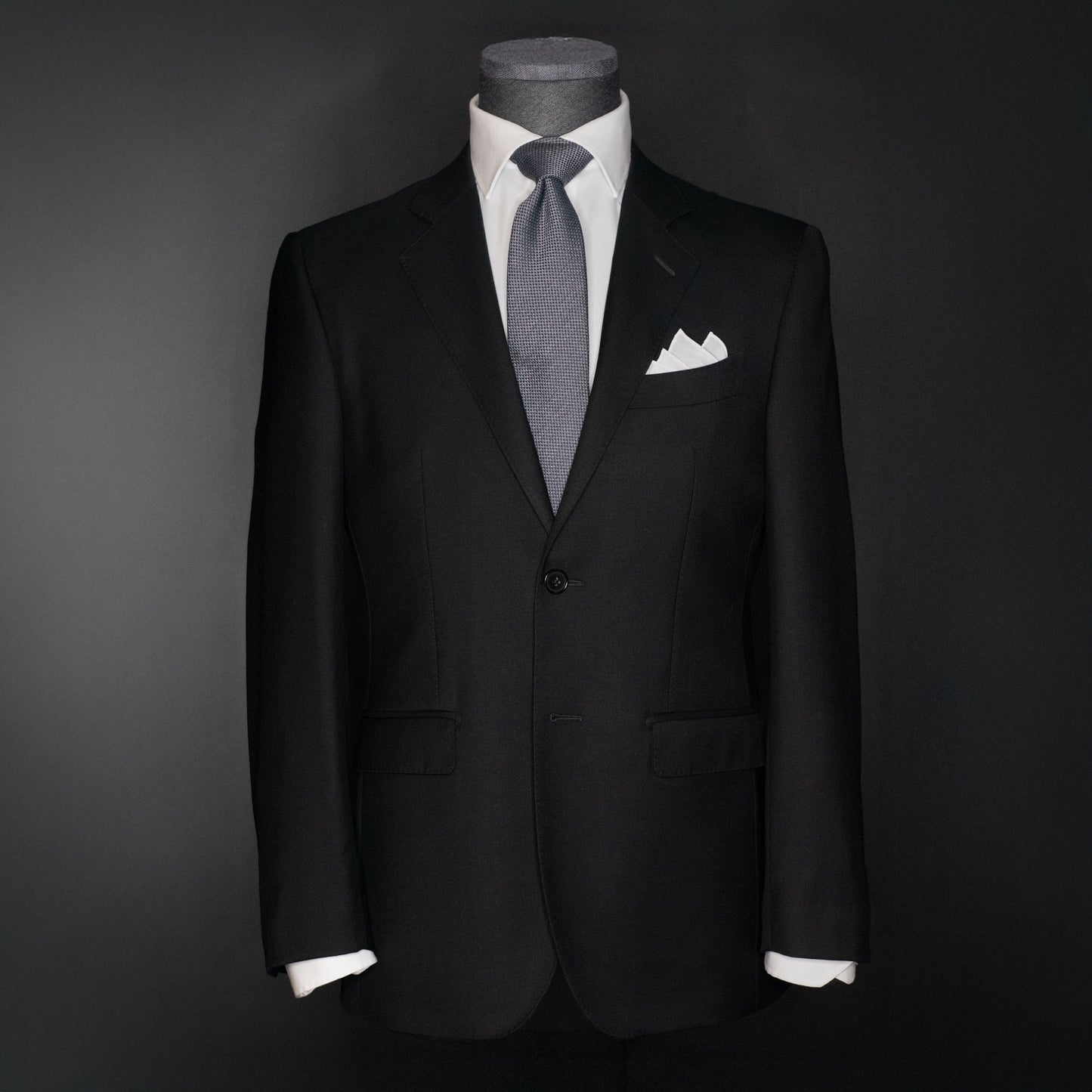 Dress, svart Super 120'S (art.2400)