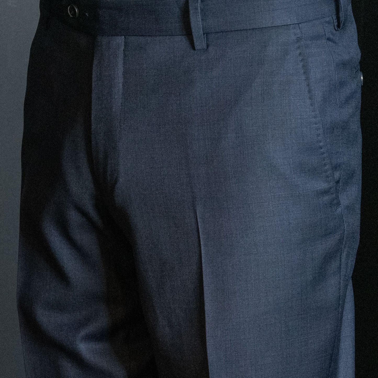 Dressbukse, navy micro struktur (art. VM4/1)