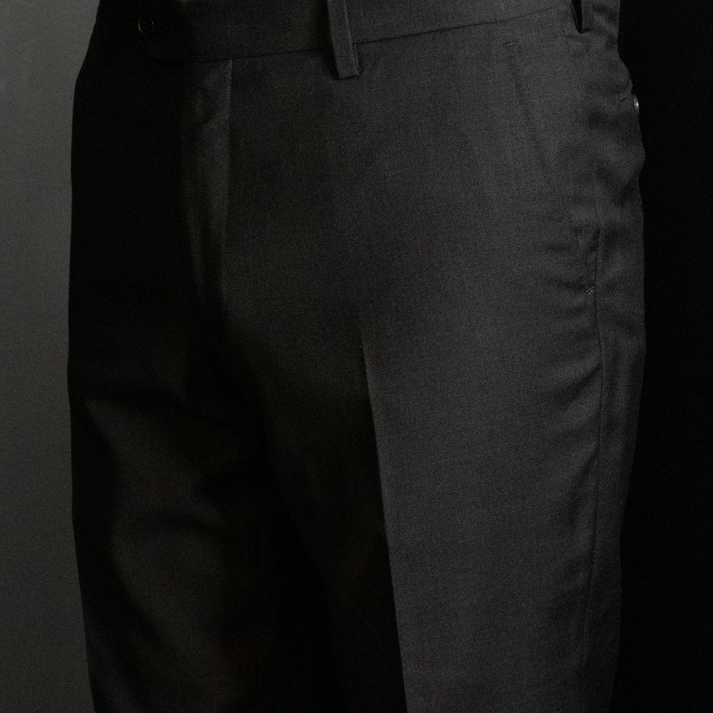 Dressbukse, koksgrå ensfarget (col. 1012)